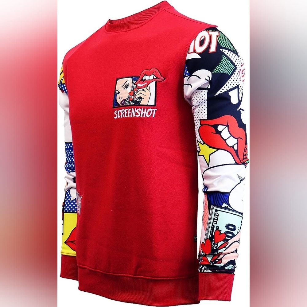 New Mens Live Graffiti Artist Fleece Sweater Multiple Sizes - Picture 1 of 4